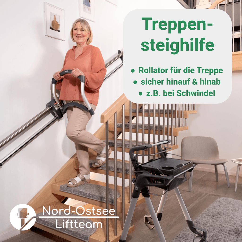 Ausstellung Treppenlifte Nord-Ostsee Liftteam - Nachhaltige Treppenlifte neu, gebraucht oder zur Miete mit 1 Tag Lieferzeit